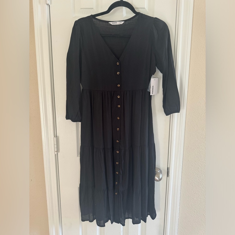 Brand New Women’s Black Midi Dress